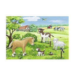 Ravensburger (07582) - "Tierkinder auf dem Land" - 12 Teile Puzzle