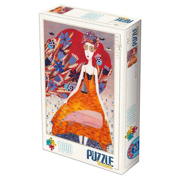 D-Toys (74102-KA02) - Kurti Andrea: "Sommer" - 1000 Teile Puzzle