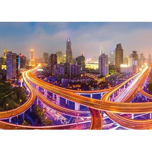 Schmidt Spiele (58304) - "Lichter der Großstadt" - 1000 Teile Puzzle