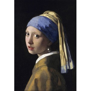Grafika Kids (00149) - Johannes Vermeer: "Das Mädchen mit dem Perlenohrring, 1665" - 12 Teile Puzzle