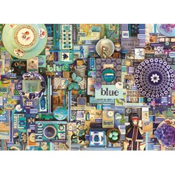Cobble Hill (51865) - Shelley Davies: "Blau" - 1000 Teile Puzzle