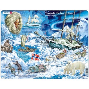 Larsen (NB7-GB) - "Towards the North Pole - GB" - 65 Teile Puzzle