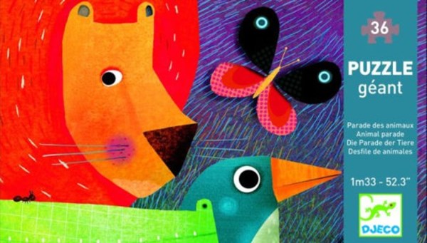 Djeco (DJ07171) - "Die Parade der Tiere" - 36 Teile Puzzle