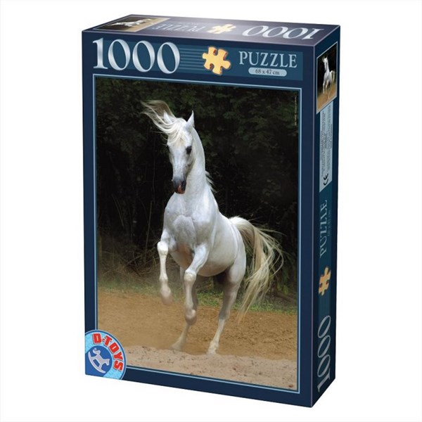 D-Toys (65988-PH01) - "Weißes Pferd" - 1000 Teile Puzzle