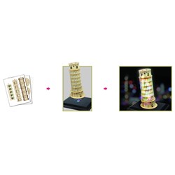 Cubic Fun (Set-LED-Towers) - "Towers" - 118 Teile Puzzle