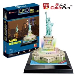 Cubic Fun (Set-LED-Towers) - "Towers" - 118 Teile Puzzle