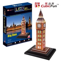 Cubic Fun (Set-LED-Towers) - "Towers" - 118 Teile Puzzle