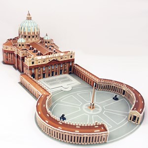 Cubic Fun (MC092H) - "Petersdom, Rom, Vatikan" - 144 Teile Puzzle