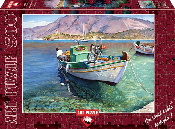 Art Puzzle (4186) - "Kleines Fischerboot" - 500 Teile Puzzle