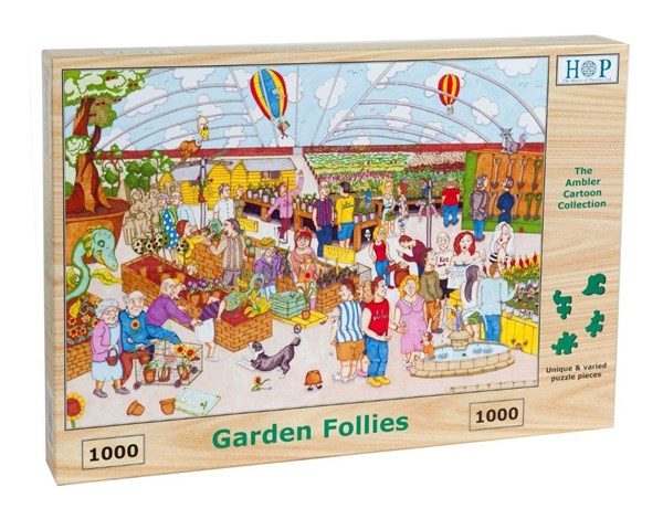 The House of Puzzles (3855) - "Garden Follies" - 1000 Teile Puzzle