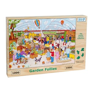 The House of Puzzles (3855) - "Garden Follies" - 1000 Teile Puzzle