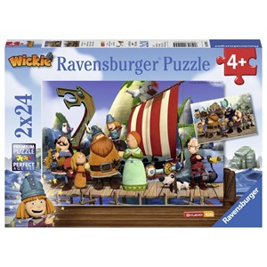 Ravensburger (09094) - "Wickie und seine Freunde" - 24 Teile Puzzle
