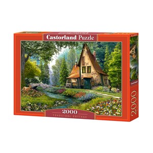 Castorland (C-200634) - Dominic Davison: "Idyllische Waldresidenz" - 2000 Teile Puzzle