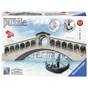 Ravensburger (12518) - "Rialtobrücke" - 216 Teile Puzzle