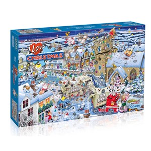 Gibsons (G7013) - "I Love Christmas" - 1000 Teile Puzzle