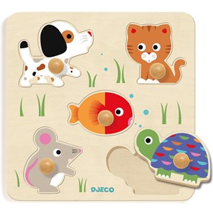 Djeco (01019) - "Bulle & Co." - 5 Teile Puzzle
