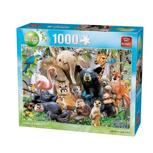 King International (05484) - "Jungle Party" - 1000 Teile Puzzle