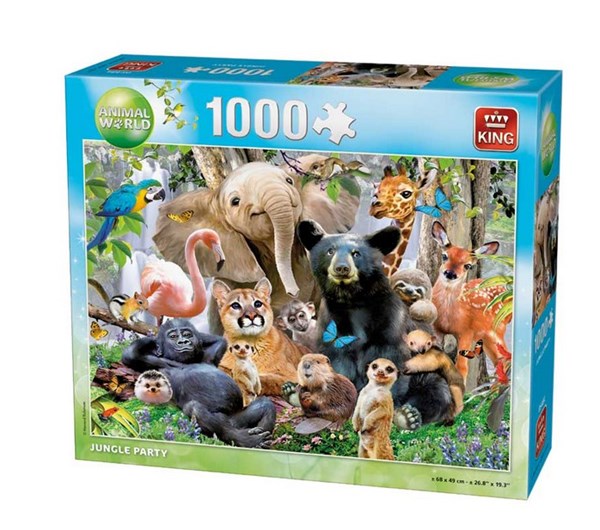 King International (05484) - "Jungle Party" - 1000 Teile Puzzle