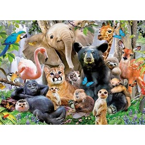 King International (05484) - "Jungle Party" - 1000 Teile Puzzle