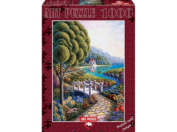 Art Puzzle (4357) - "Blumenbucht" - 1000 Teile Puzzle