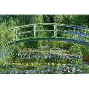 Grafika Kids (00094) - Claude Monet: "Water Lilies and the Japanese bridge, 1897-1899" - 100 Teile Puzzle