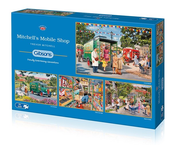 Gibsons (G5040) - Trevor Mitchell: "Mitchell's Mobile Shop" - 500 Teile Puzzle