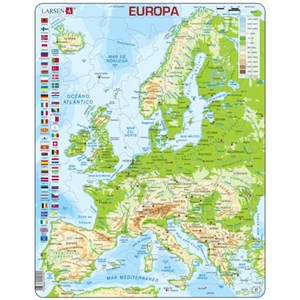 Larsen (K70-ES) - "Europe - ES" - 87 Teile Puzzle