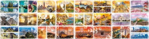 Grafika (02199) - "Travel around the World" - 48000 Teile Puzzle