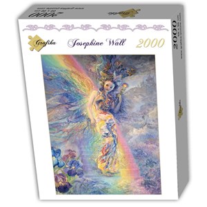 Grafika (T-00282) - Josephine Wall: "Iris, Keeper of the Rainbow" - 2000 Teile Puzzle