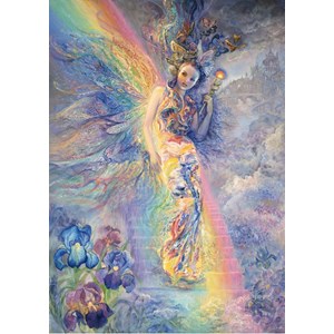 Grafika (T-00282) - Josephine Wall: "Iris, Keeper of the Rainbow" - 2000 Teile Puzzle