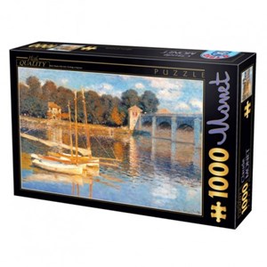 D-Toys (67548-CM03) - Claude Monet: "Bridge at Argenteuil" - 1000 Teile Puzzle