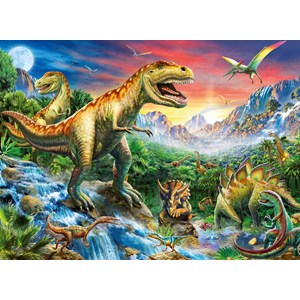 Ravensburger (10665) - "Die Zeit der Dinosaurier" - 100 Teile Puzzle