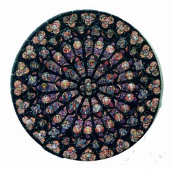 Puzzle Michele Wilson (A342-80) - "Notre Dame Rosace" - 80 Teile Puzzle