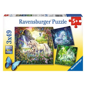 Ravensburger (09291) - "Schöne Einhörner" - 49 Teile Puzzle