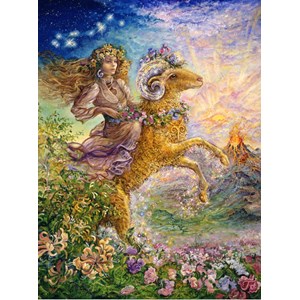 Grafika (00812) - Josephine Wall: "Sternzeichen Widder" - 2000 Teile Puzzle