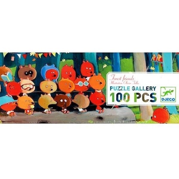 Djeco (07636) - "Forest Friends" - 100 Teile Puzzle