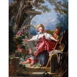 D-Toys (72702-1) - Jean-Honoré Fragonard: "Blind Man's Bluff" - 1000 Teile Puzzle