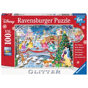 Ravensburger (10794) - "Die Prinzessinnen feiern Weihnachten" - 100 Teile Puzzle