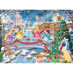 Ravensburger (10794) - "Die Prinzessinnen feiern Weihnachten" - 100 Teile Puzzle