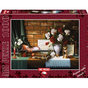 Art Puzzle (4430) - "Blühende Komposition" - 1000 Teile Puzzle