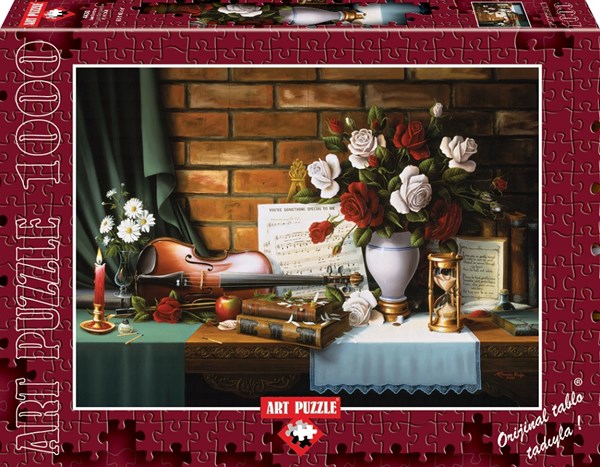 Art Puzzle (4430) - "Blühende Komposition" - 1000 Teile Puzzle