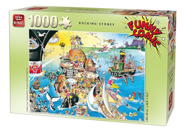 King International (05221) - Robert J. Crisp: "Rocking Stones" - 1000 Teile Puzzle