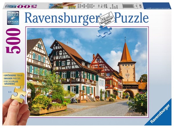 Ravensburger (13686) - "Gengenbach im Kinzigtal" - 500 Teile Puzzle