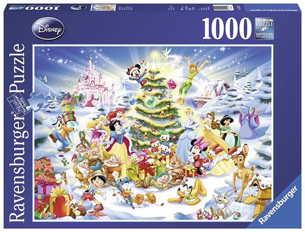 Ravensburger (19287) - "Weihnachten mit Disney" - 1000 Teile Puzzle