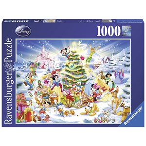 Ravensburger (19287) - "Weihnachten mit Disney" - 1000 Teile Puzzle