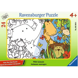 Ravensburger (06106) - "Wild Animals" - 24 Teile Puzzle