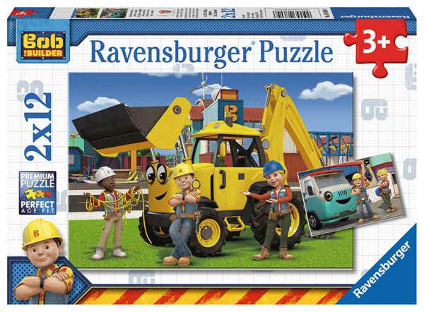 Ravensburger (07604) - "Bob und sein Team" - 12 Teile Puzzle