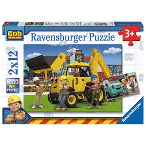 Ravensburger (07604) - "Bob und sein Team" - 12 Teile Puzzle
