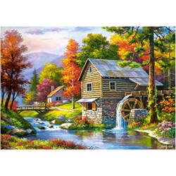Castorland (B-52691) - "Abgeschiedenheit am Flusslauf" - 500 Teile Puzzle