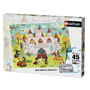 Nathan (86467) - "Knights" - 45 Teile Puzzle